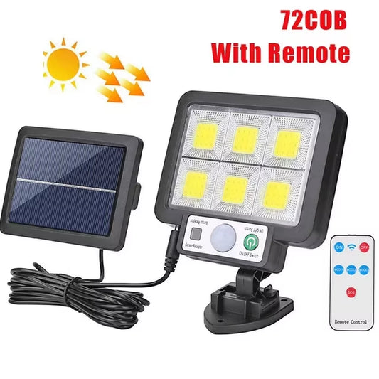 Outdoor Waterproof Emergency Street Garden Security Decor Lamp LED Solar Split Wall Lamp Motion Sensor Sunlight Light 3 Mode