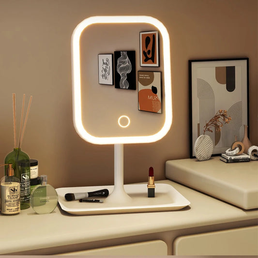 Niche Luxe LED Vanity Mirror — 3-Tone Glam Light Touch Mirror for Premium Makeup Perfection