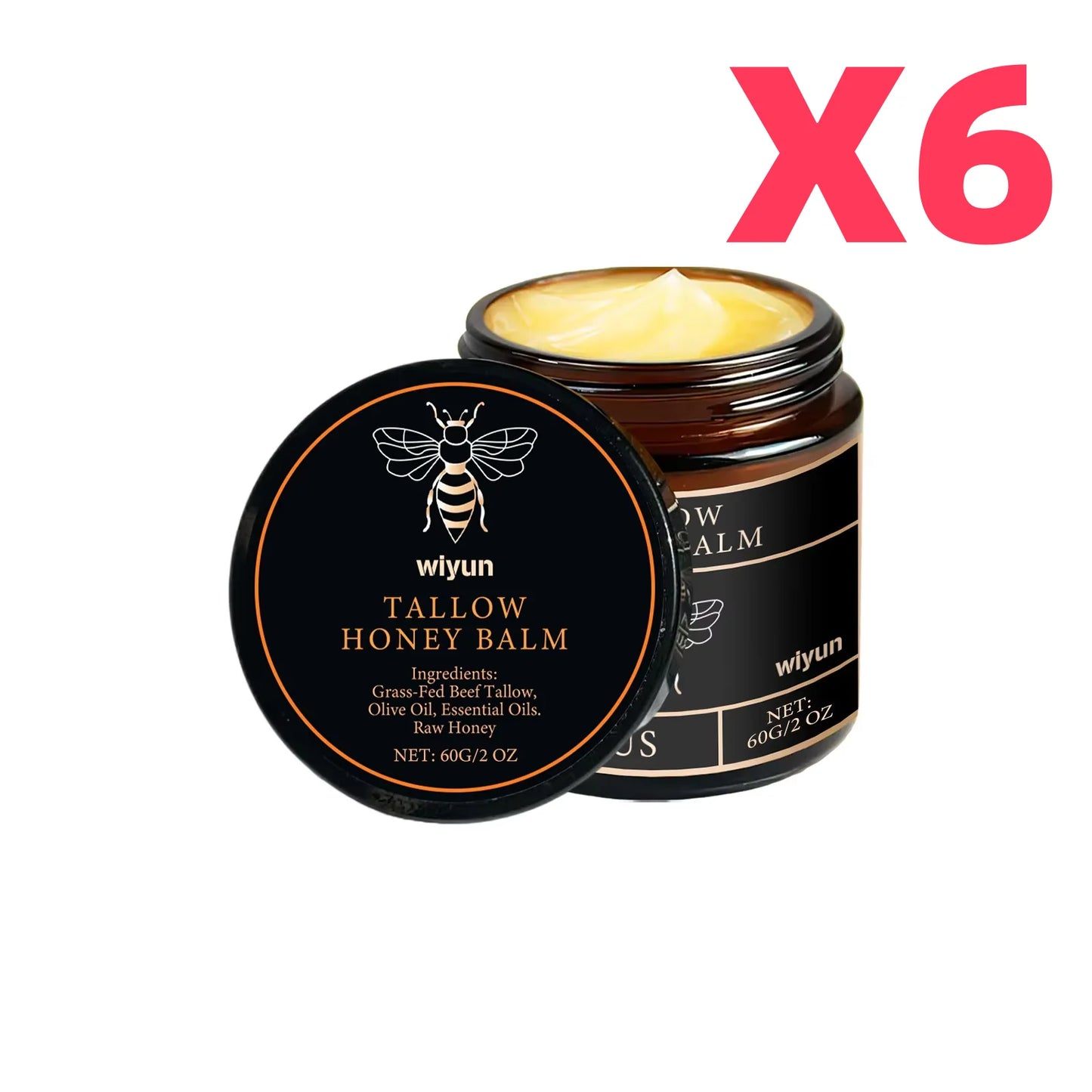 Beef Tallow Brightening Lotion – Firm, Hydrate & Renew Skin