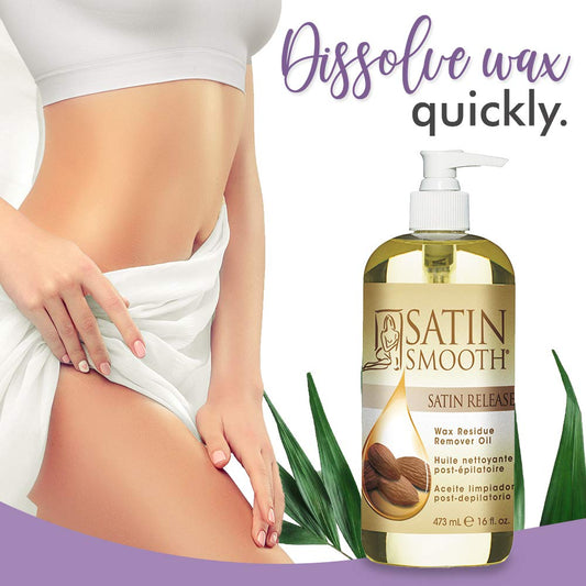 Satin Smooth Wax Residue Remover Oil – 16oz