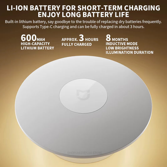 Original New Night Light 3 Adjustable Brightness Infrared Smart Human Body Sensor Magnetic Base for Smart Home Life