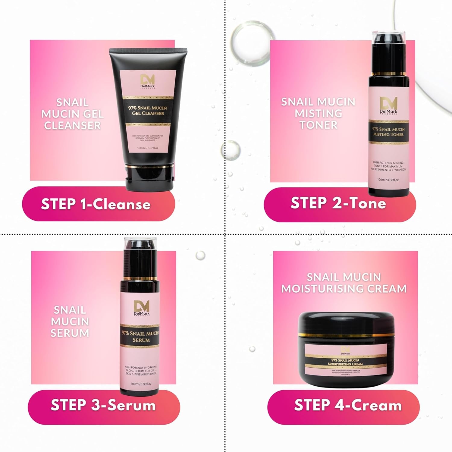 Snail Mucin 97% Daily Moisturizer (100 ml) – Hydrate, Repair & Glow