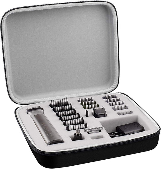 Protective Travel Case for Philips Norelco Multigroom Series 7000 & 5000 – Trimmer & Accessories Organizer (Box Only)