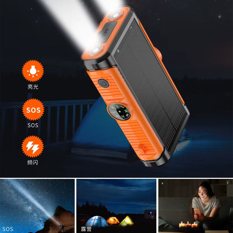 SolarForge 50,000mAh Magnetic Power Bank — Ultra-Fast 22.5W Wireless Charging • Magsafe Ready • Outdoor Survival Edition