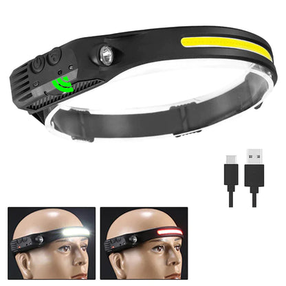 TrailBeam COB LED Headlamp – Hands-Free Power for Every Adventure
