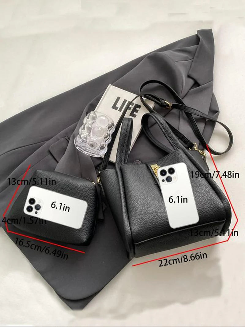 👜 Women’s Faux Leather Bucket Bag – The Everyday Essential