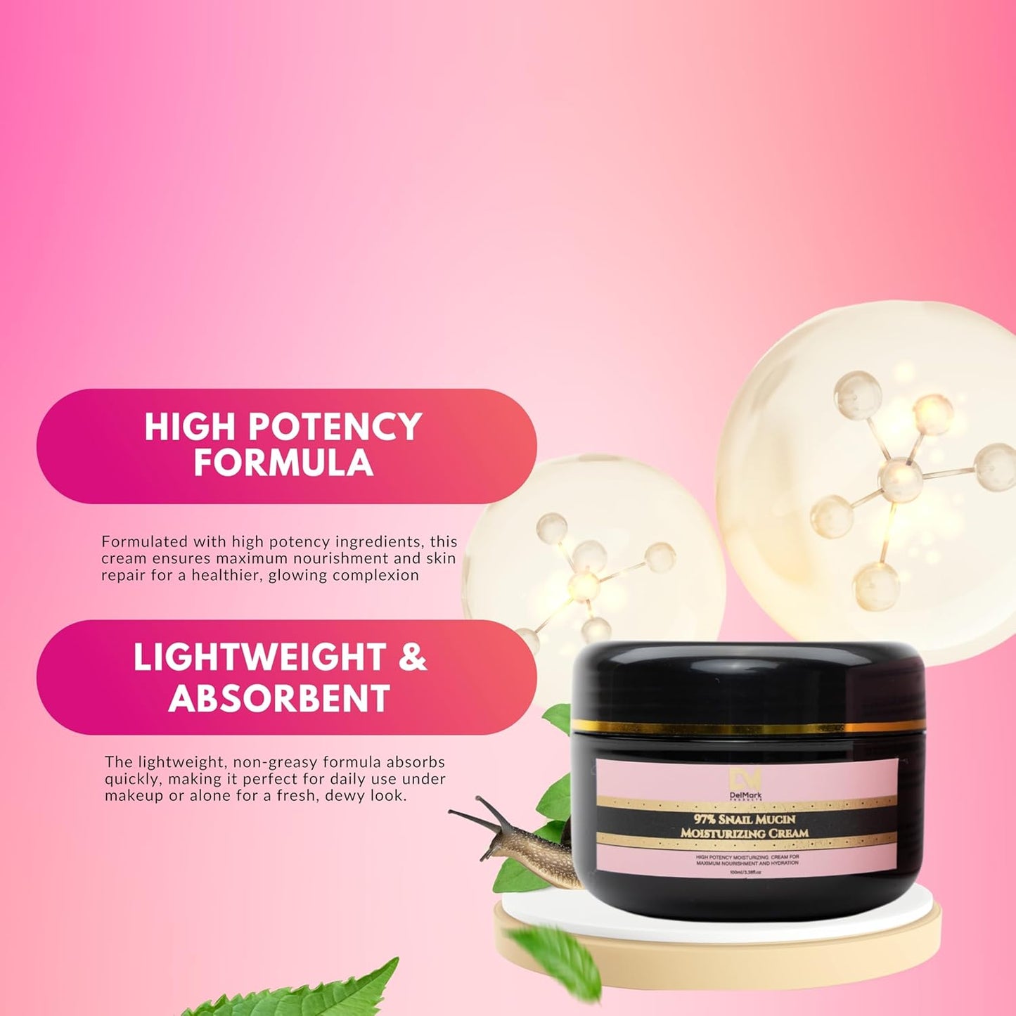 Snail Mucin 97% Daily Moisturizer (100 ml) – Hydrate, Repair & Glow