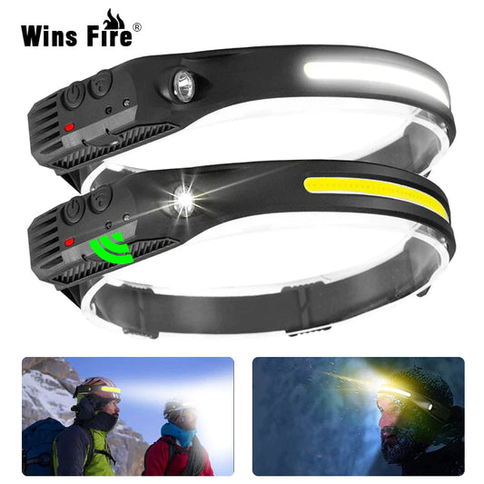 TrailBeam COB LED Headlamp – Hands-Free Power for Every Adventure