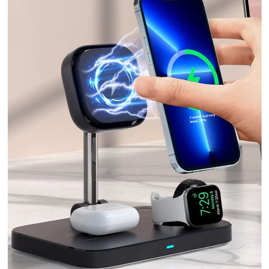 Multi-Device Cooling Stand Magnetic Fast Wireless Charging Dock