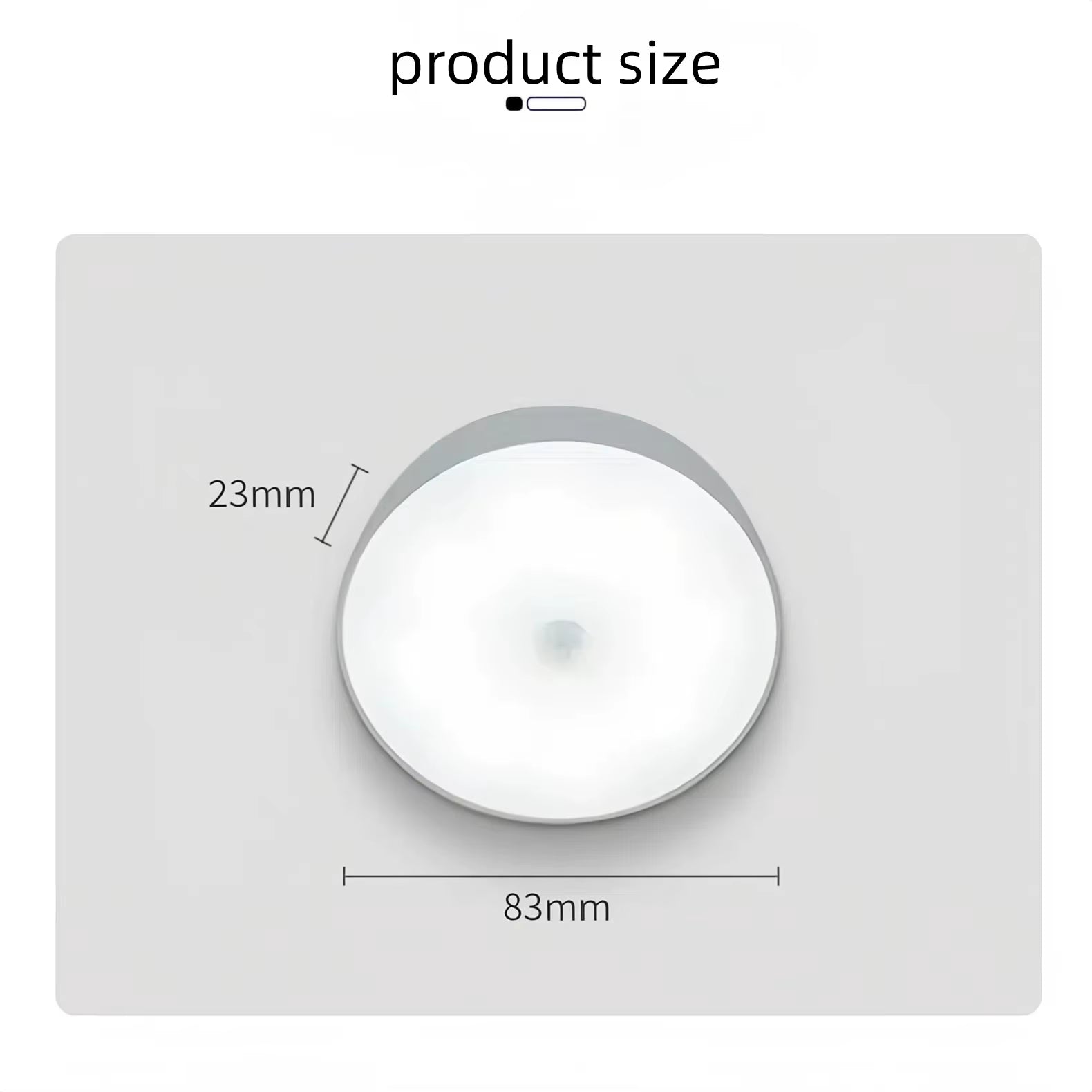 Dual Wireless Magnetic Motion Night Lights — Rechargeable Smart Lamps