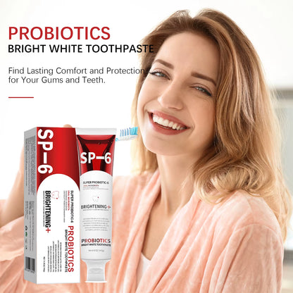 SP-6 Probiotic Whitening Toothpaste – Fresh Breath & Oral Balance