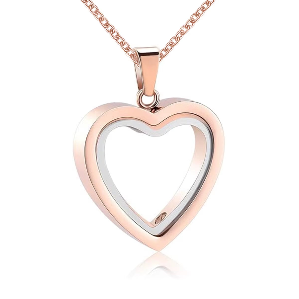 🫶🏾 Glass Heart Cremation Necklace – Eternal Memory Keepsake