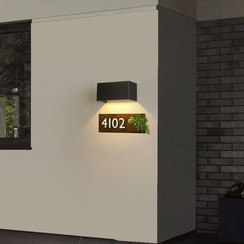Nordic Modern Wall Light 12W 24W IP65 Waterproof LED Lamps Indoor Outdoor Wall Sconce Living Room Porch Bedroom Wall Lamp