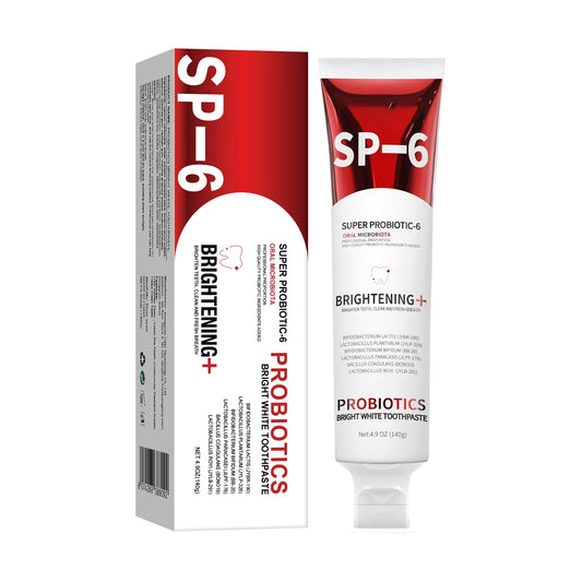 SP-6 Probiotic Whitening Toothpaste – Fresh Breath & Oral Balance