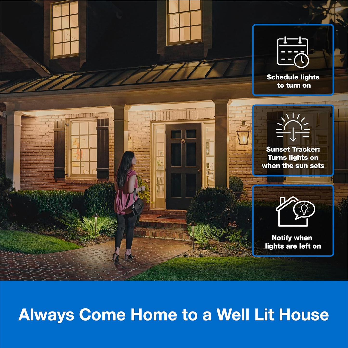 Smart Light Switch Starter Kit with Hub — Multi-Platform Home Automation Control