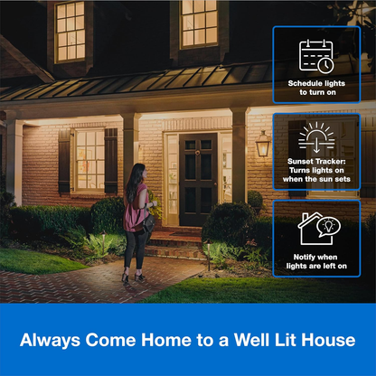 Smart Light Switch Starter Kit with Hub — Multi-Platform Home Automation Control