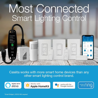 Smart Light Switch Starter Kit with Hub — Multi-Platform Home Automation Control