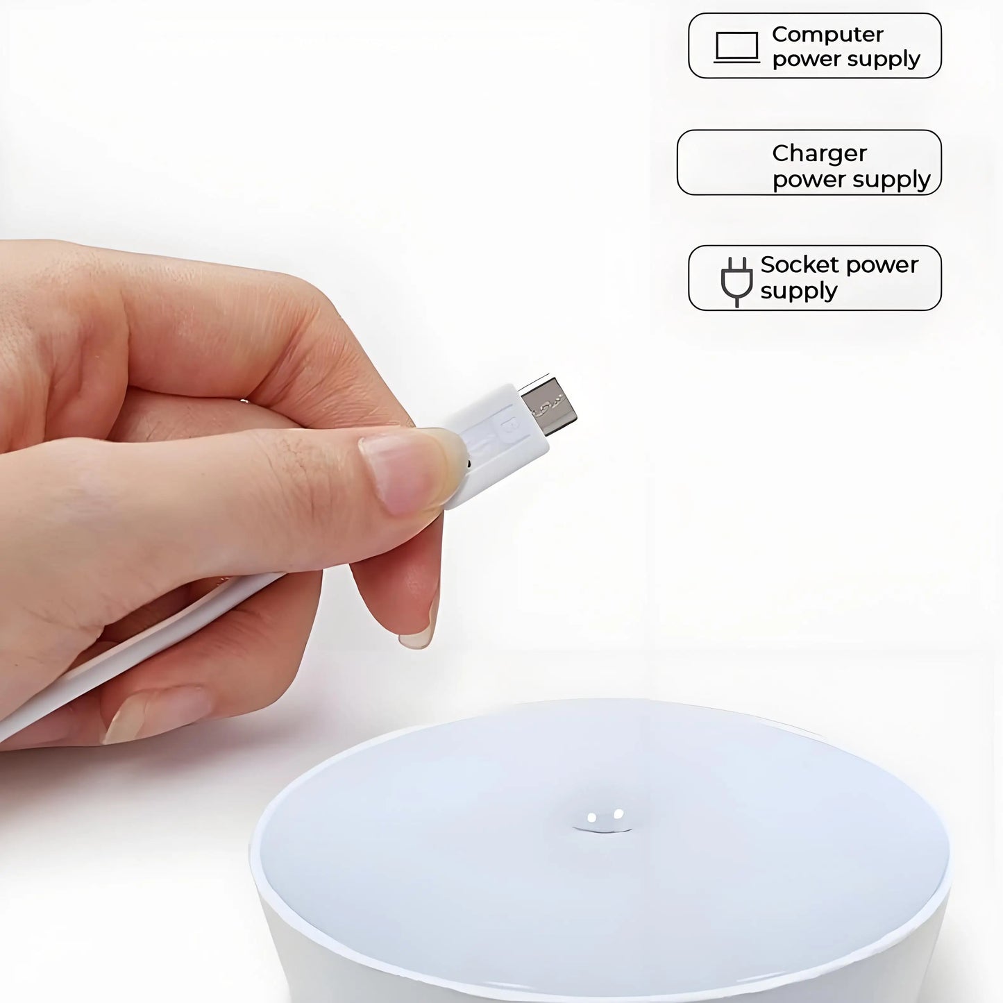 Dual Wireless Magnetic Motion Night Lights — Rechargeable Smart Lamps