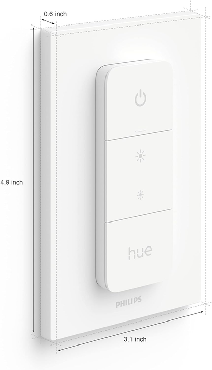 Wireless Smart Dimmer Switch with Remote — No-Wire Lighting Control System
