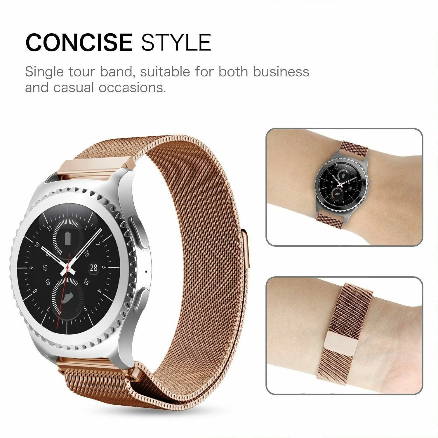 ⌚ Premium Stainless Steel Band for Samsung Galaxy Watch (42/46mm)