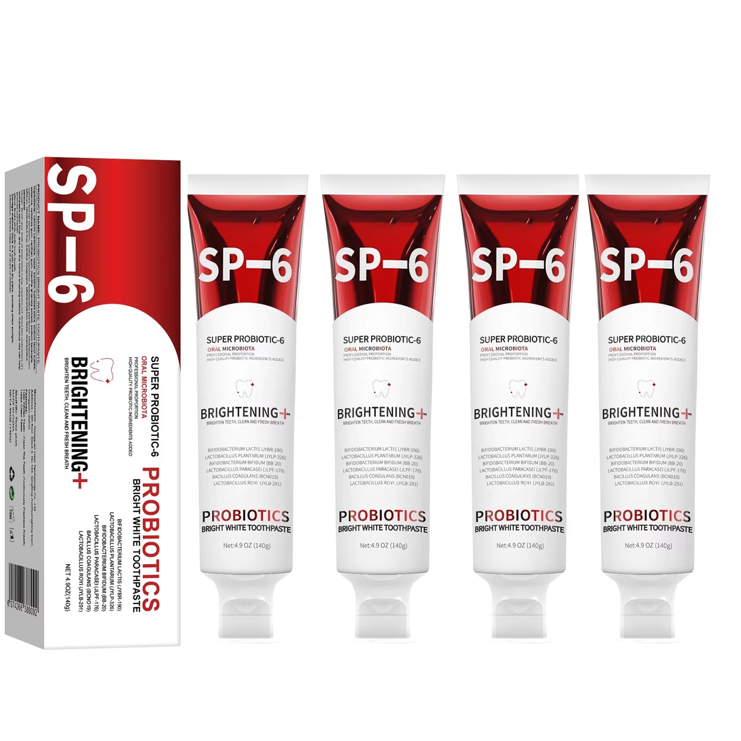 SP-6 Probiotic Whitening Toothpaste – Fresh Breath & Oral Balance