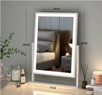 Compact Room Vanity Mirror with Light for Home Use