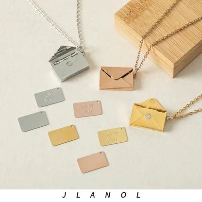 💌 Envelope Necklace Gift – “Message from the Heart” Edition