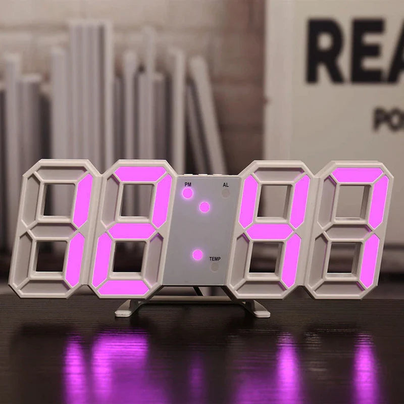 Nordic Glow Digital Clock – Minimal Design, Maximum Clarity