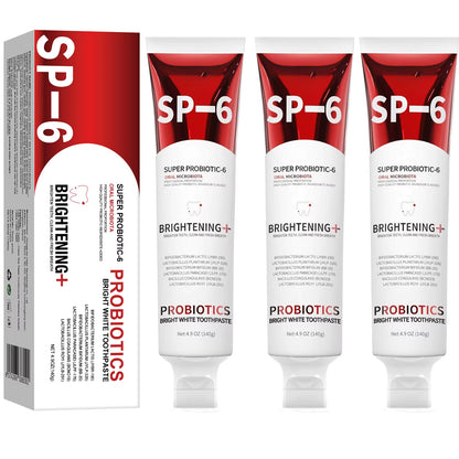 SP-6 Probiotic Whitening Toothpaste – Fresh Breath & Oral Balance